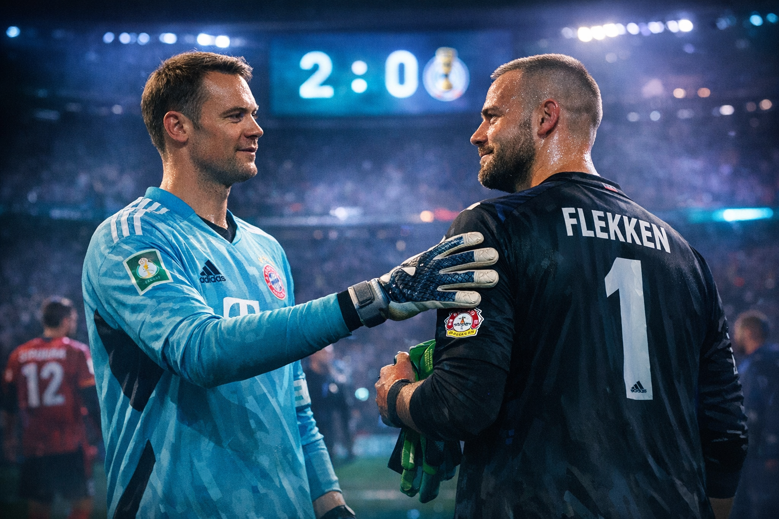 Manuel Neuer Praises Leverkusen Goalkeeper Mark Flekken After Tense DFB-Pokal Semi-Final
