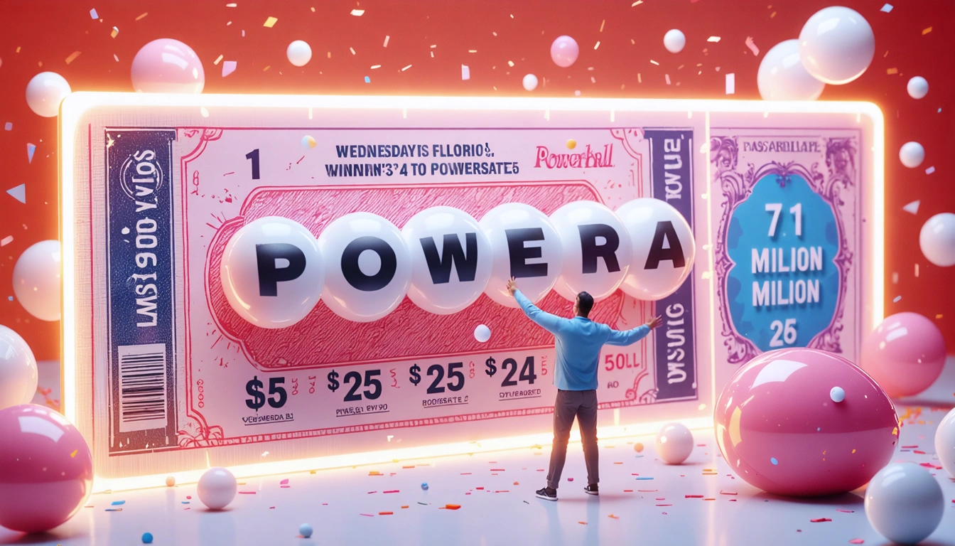 Powerball Awards $1 Million to Florida Winner, $2 Million to Massachusetts